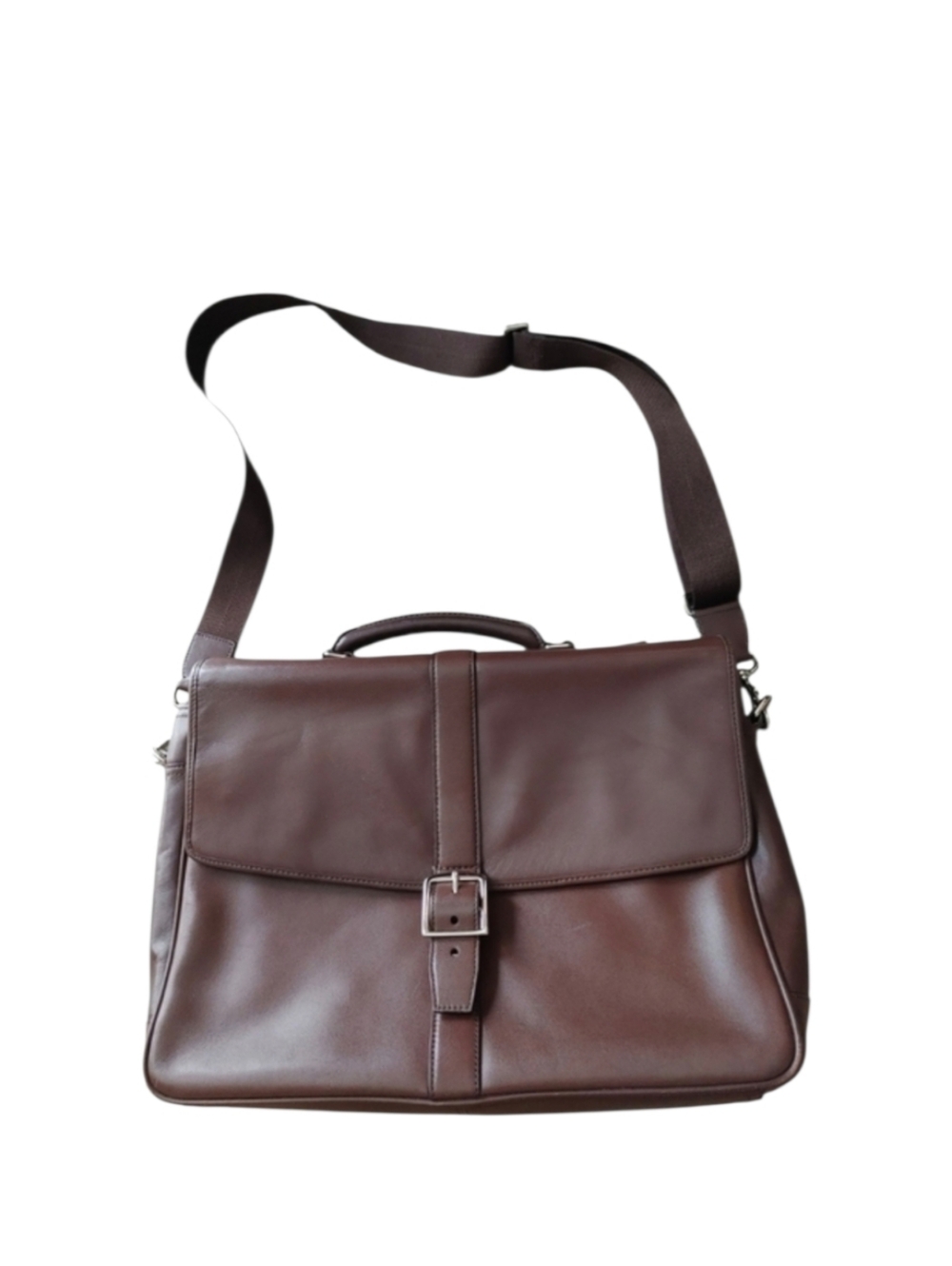 Coach Lexington Brown Leather Messenger Crossbody Bag